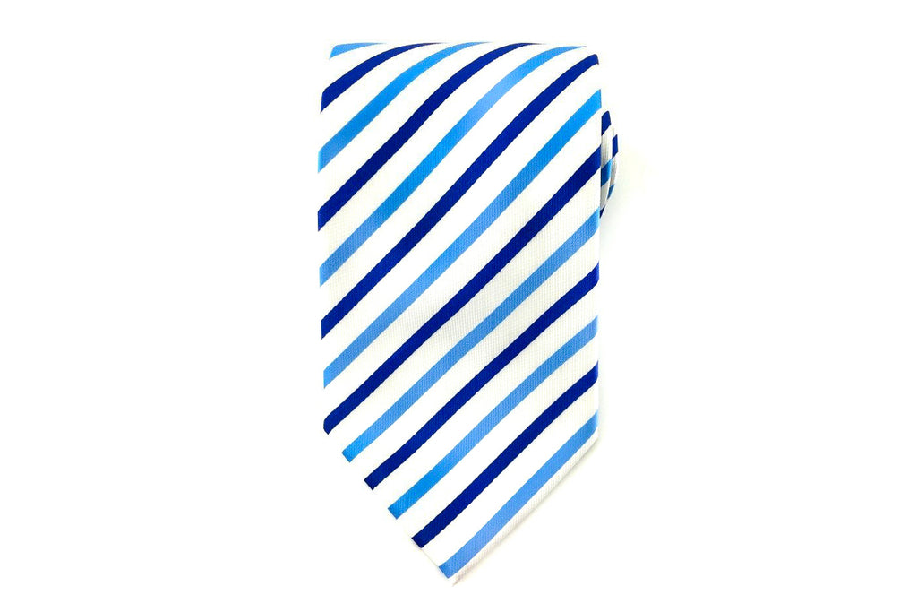 blue stripe necktie
