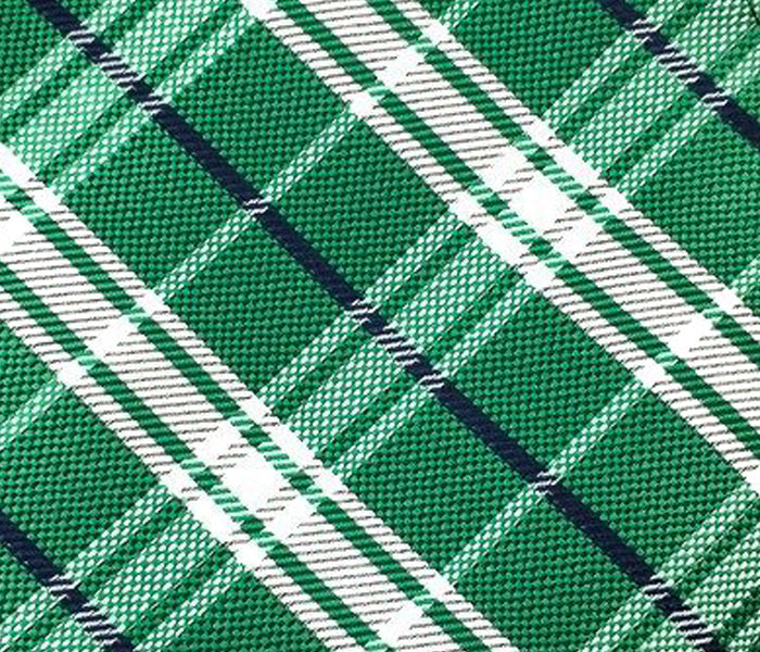 green check plaid swatch