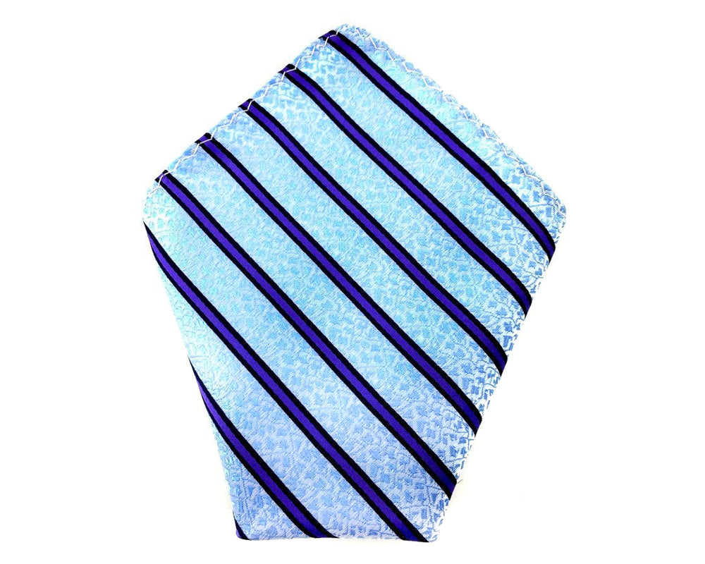 blue floral pocket square