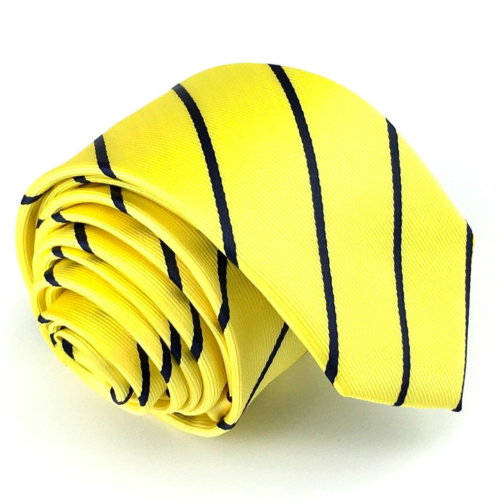 skinny yellow necktie