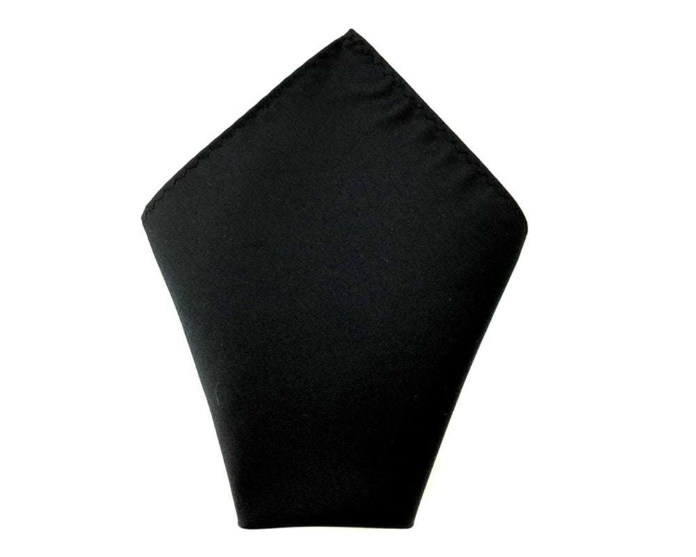 plain black handkerchief
