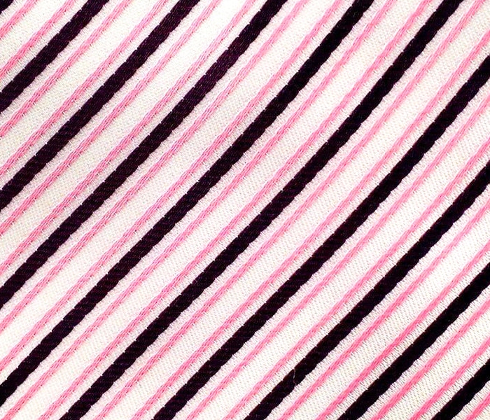 black stripes pink swatch