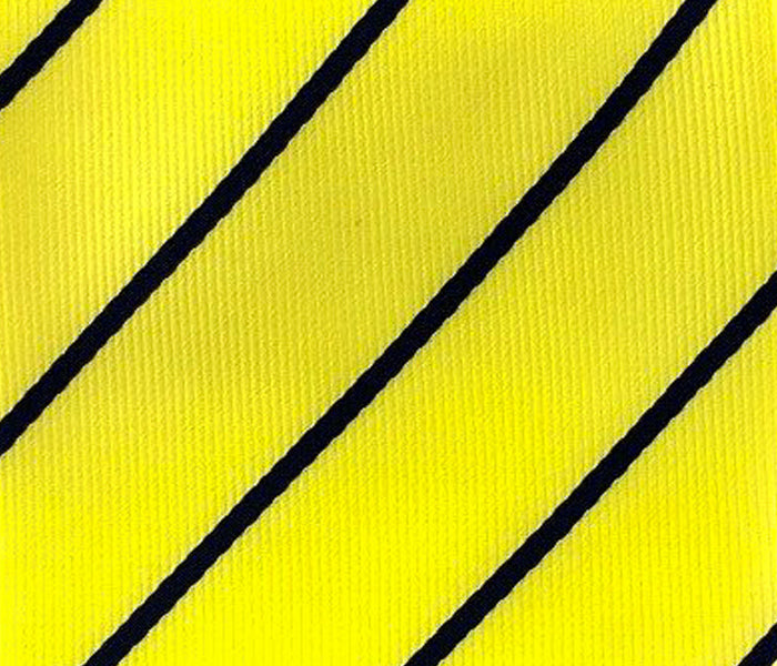 black stripe in yellow swatch