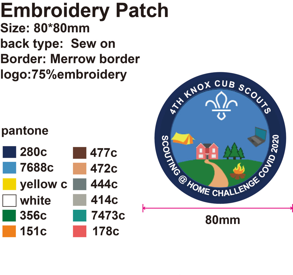 Custom Embroidery Patch for Suzanne