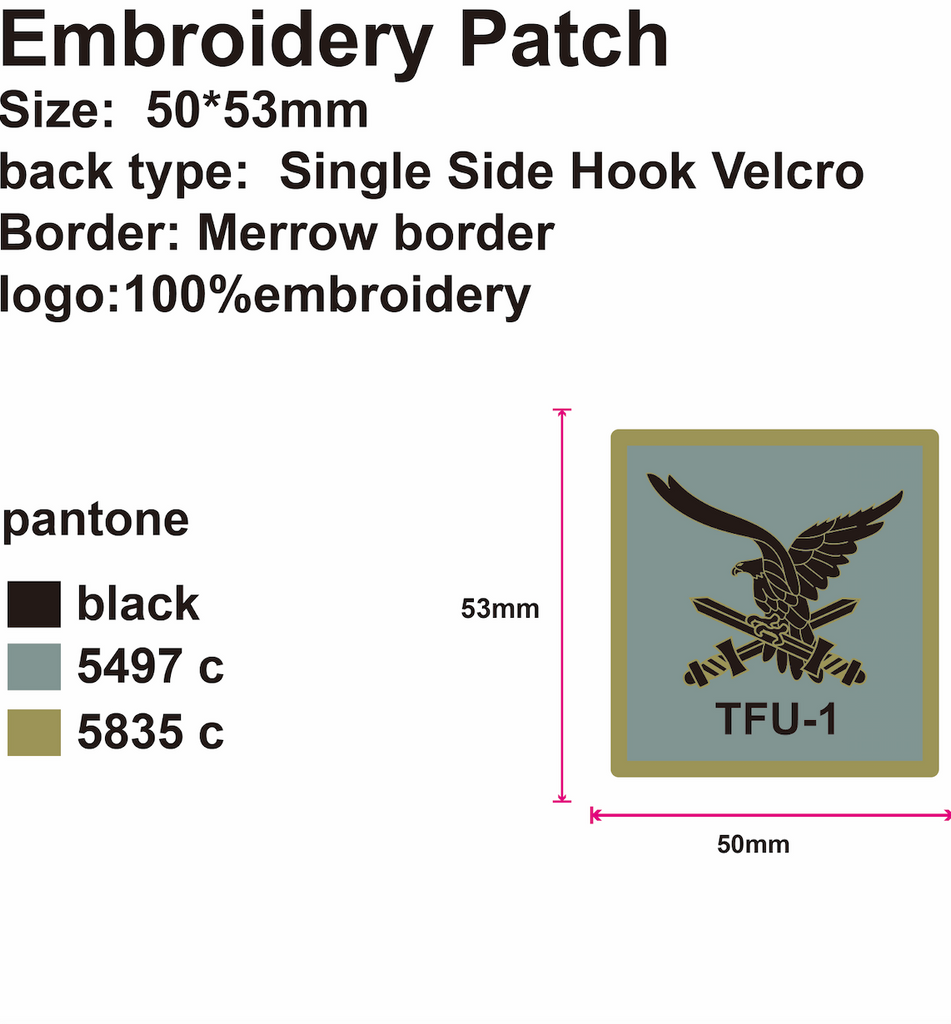 20 Custom Embroidery Patches for Anthony