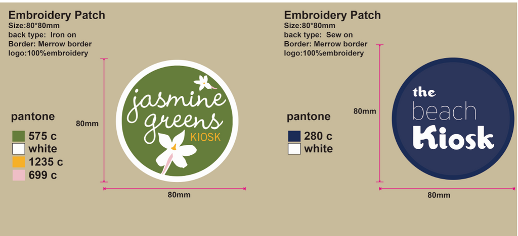 200 Custom Embroidery Patch for Gabby