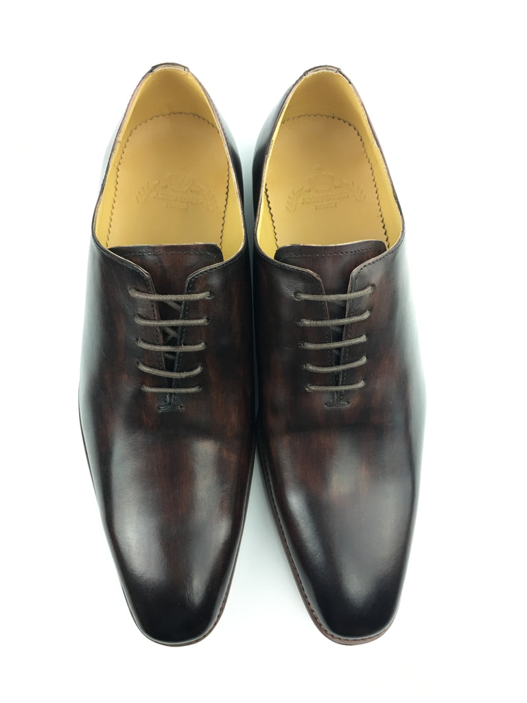 Plain Toe Wood Oxford - Brown