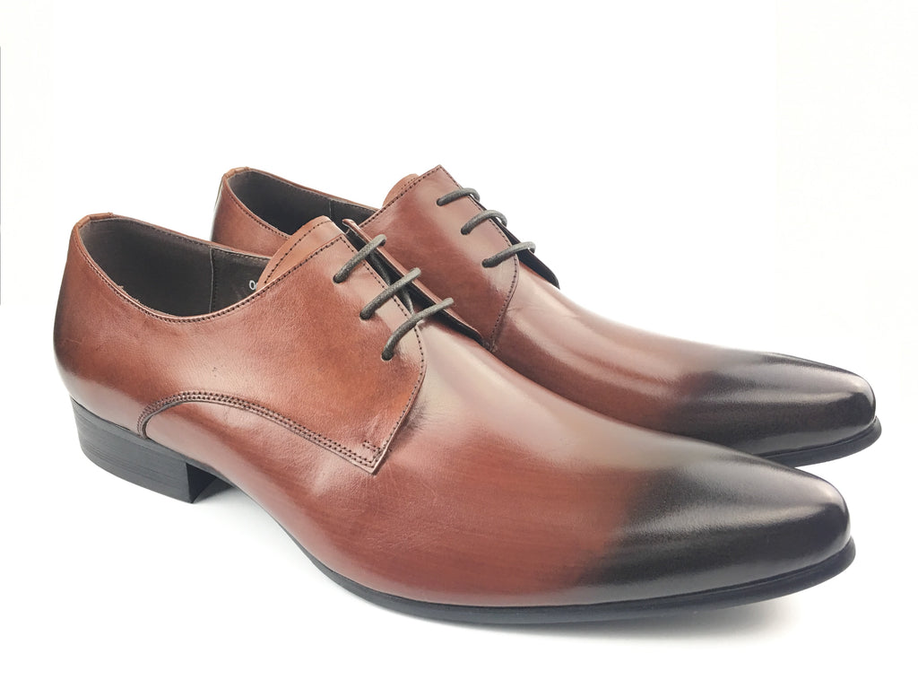 Pointed Toe Derby - Brown (Size 44)