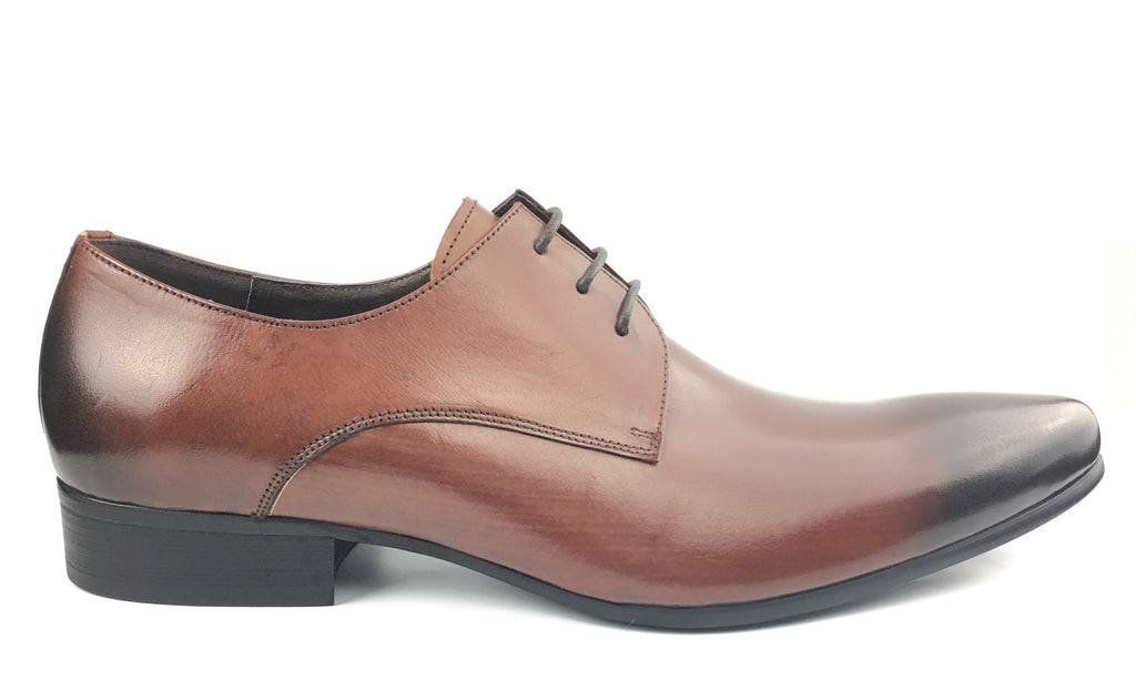 Pointed Toe Derby - Brown (Size 44)