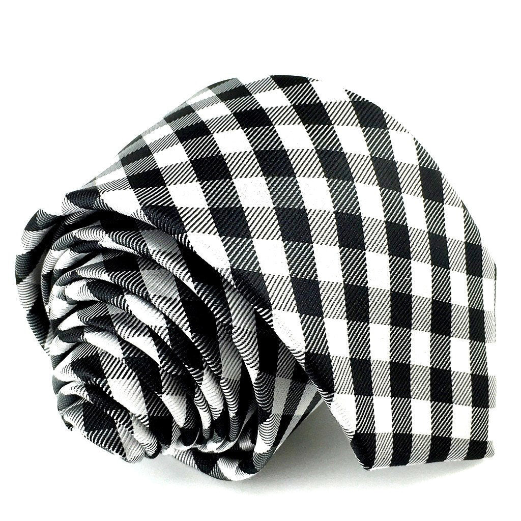 checkered skinny ties