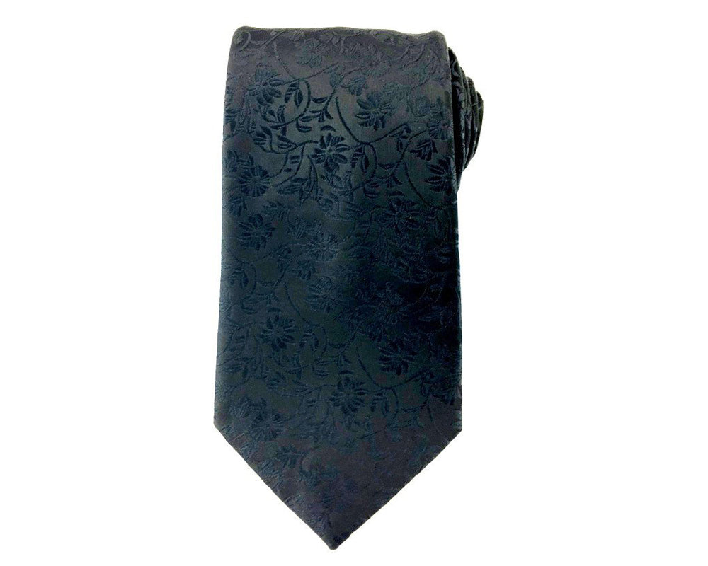Black Paisley Necktie
