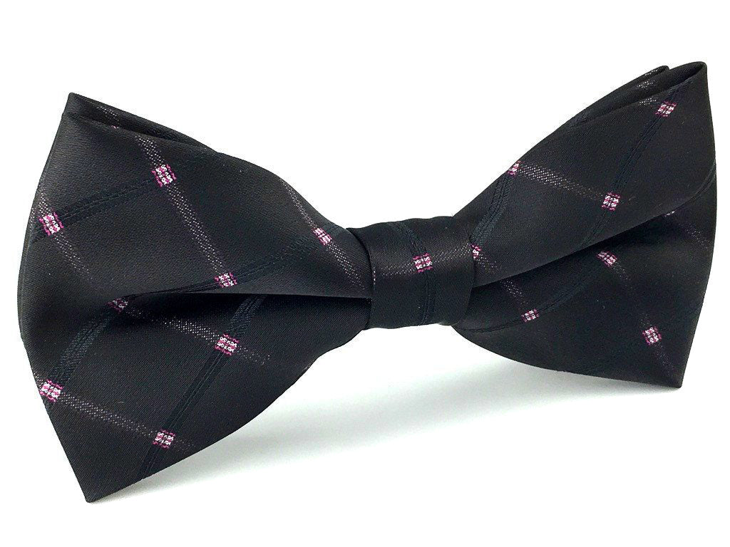 pink stripe bowties