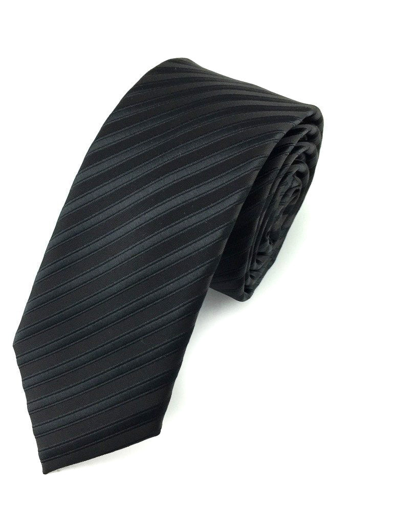 black skinny ties