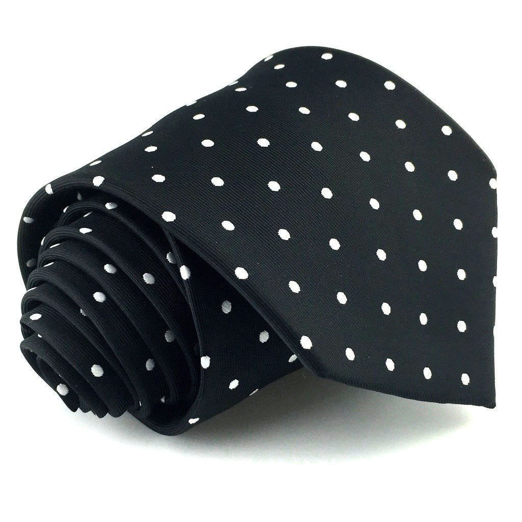 Black White Dots Neckties