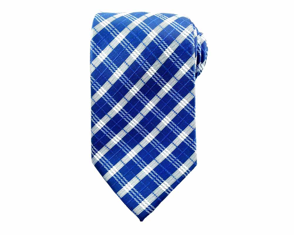 blue check ties