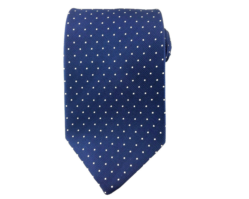 white dots necktie
