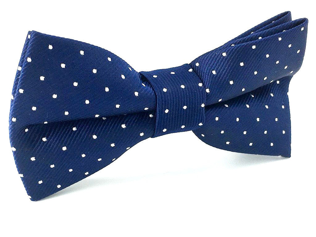 blue dots bowties