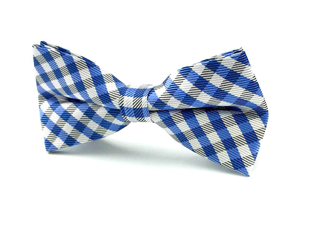 grooms checkered bowtie