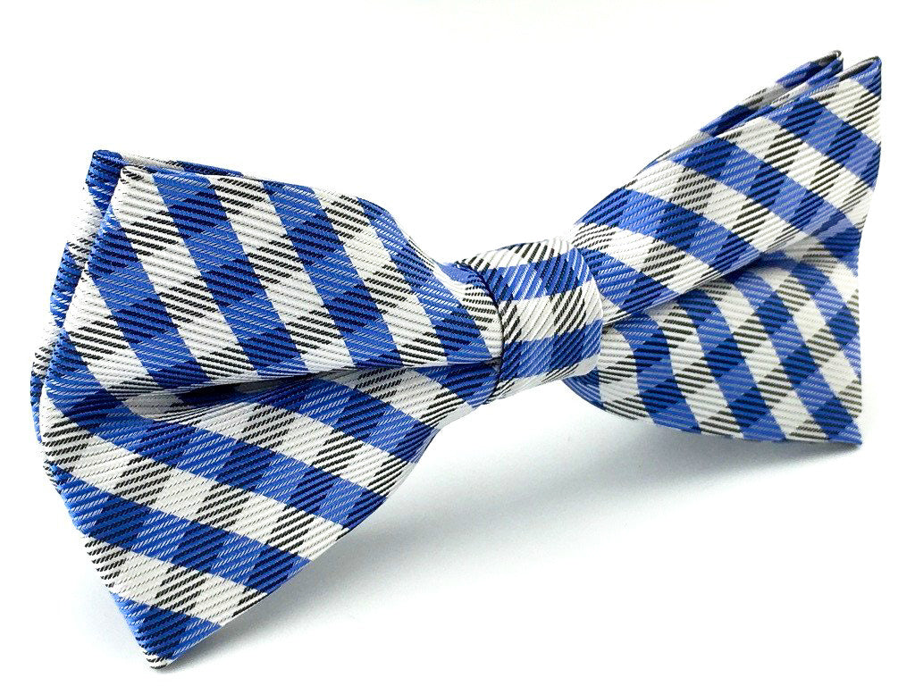 grooms checkered bowtie