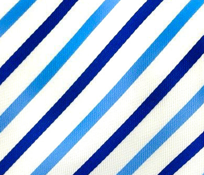 blue stripes in white swatch