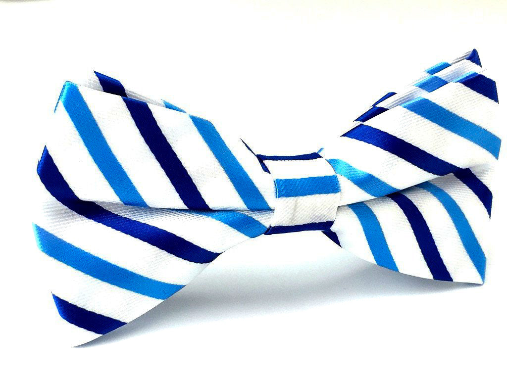 mens stripe bow tie