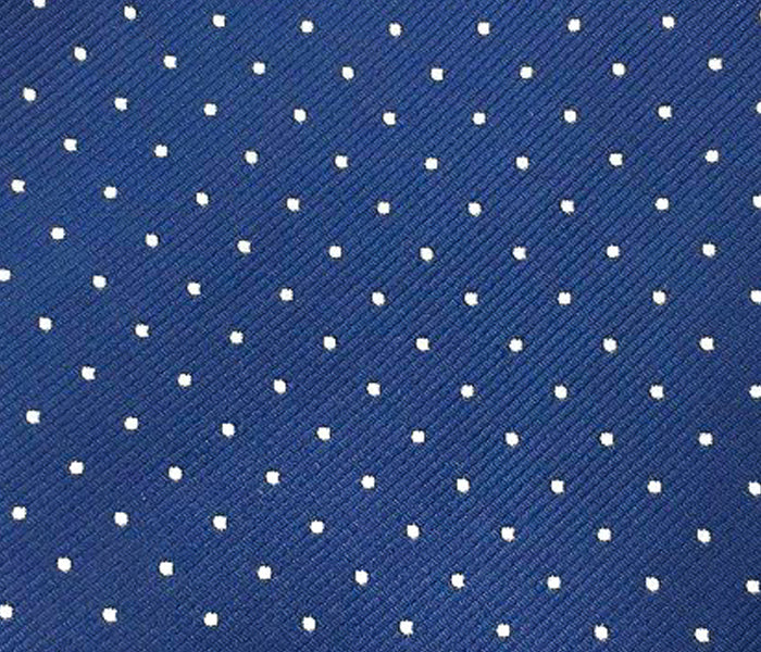 blue polka swatch