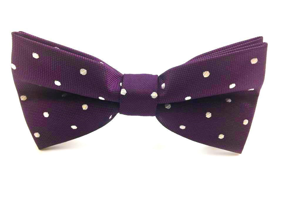 grooms violet bow ties