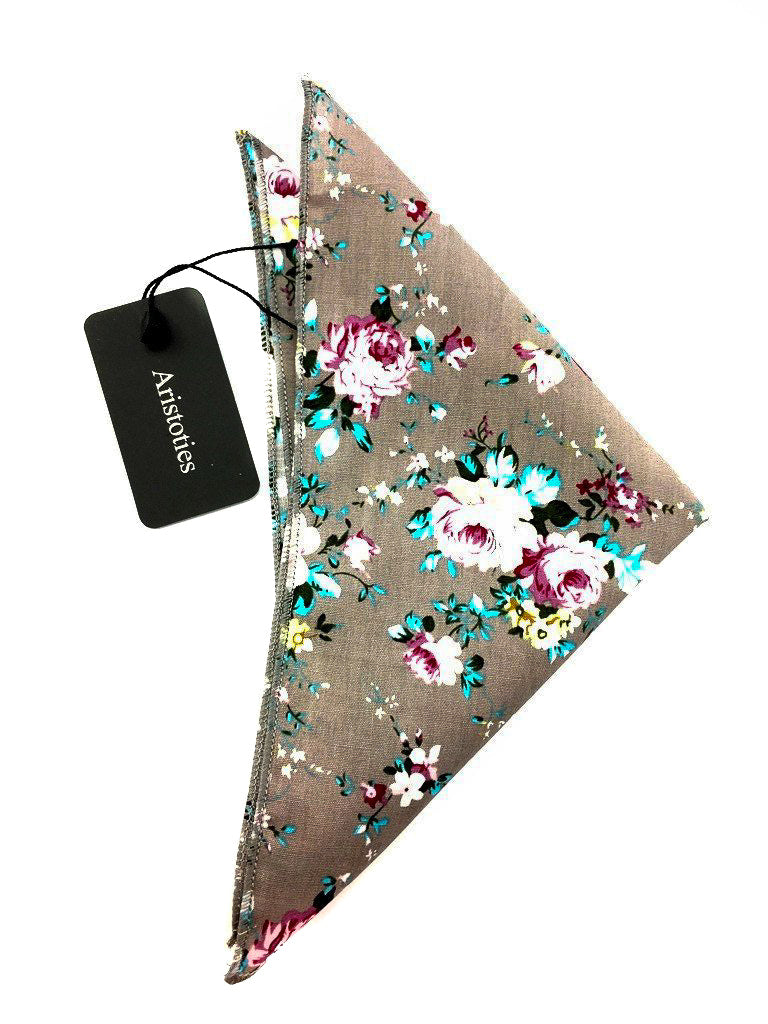 floral cotton handkerchief
