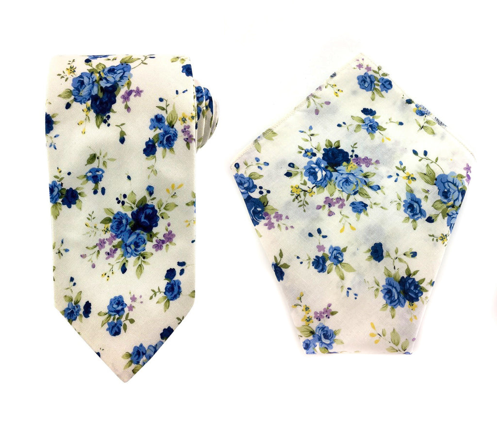 floral neckties handkerchief