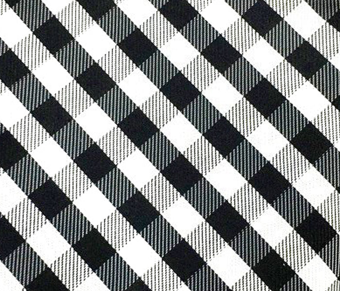 black grey check swatch