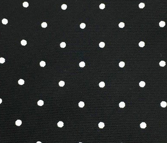 white dot black swatch