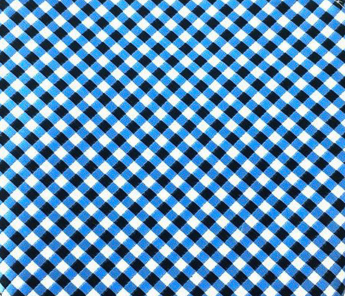 blue black checkered swatch