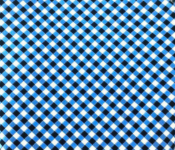 blue black check swatch