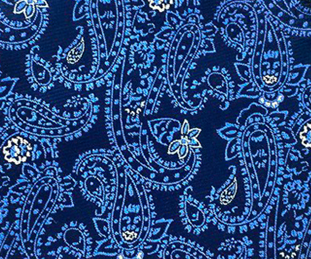 blue paisley swatch