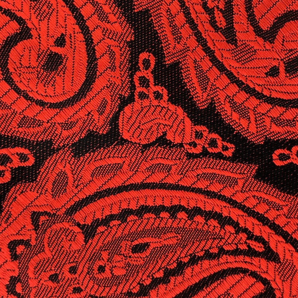 red paisley swatch