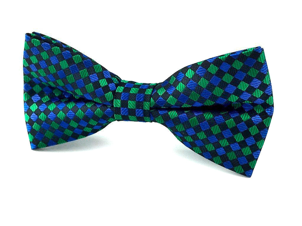 green squares bowtie