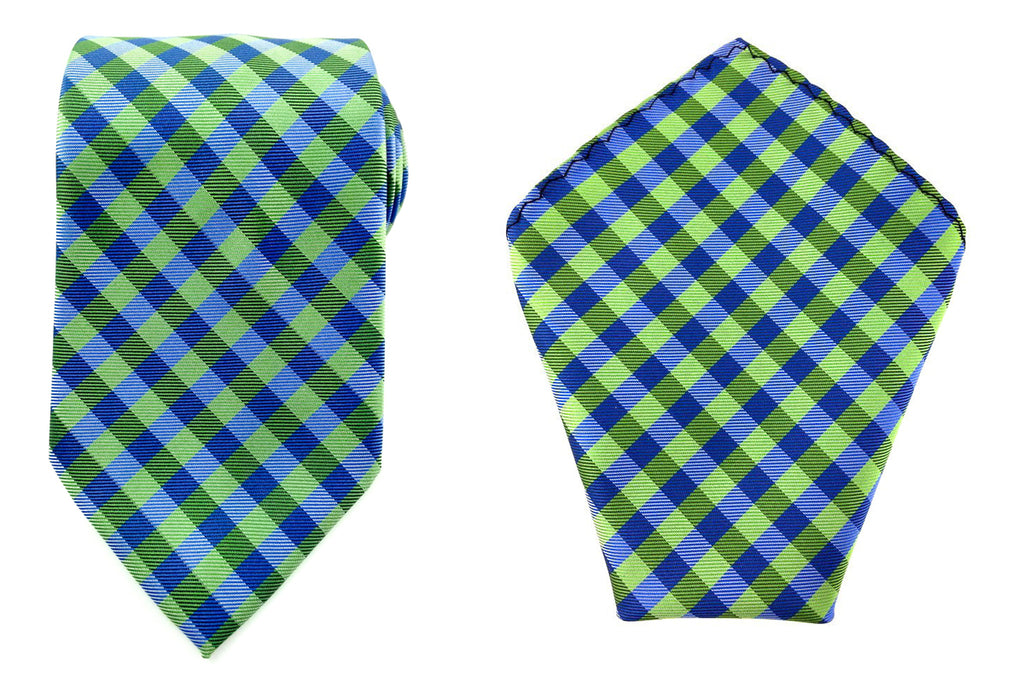 matching necktie pocket square