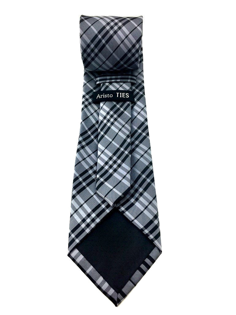 grey stripe ties