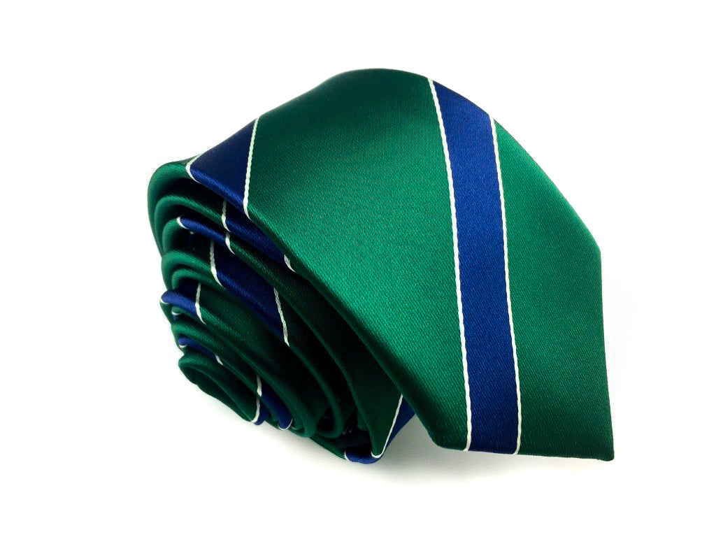 green skinny ties