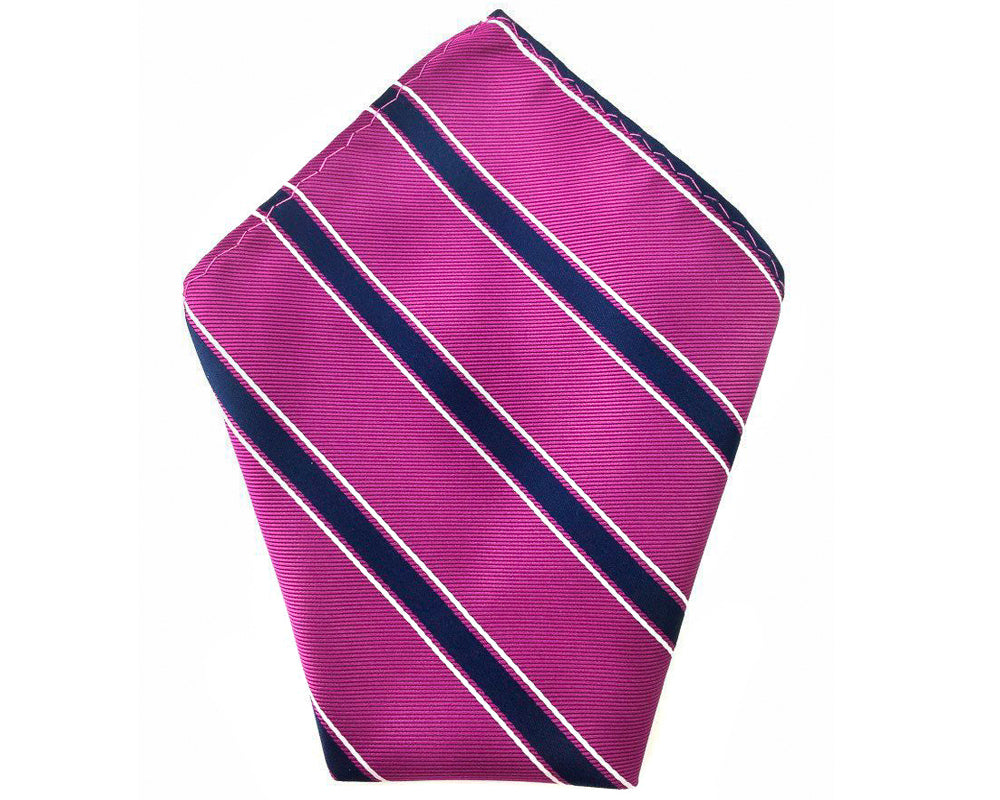 stripe grooms pocket square