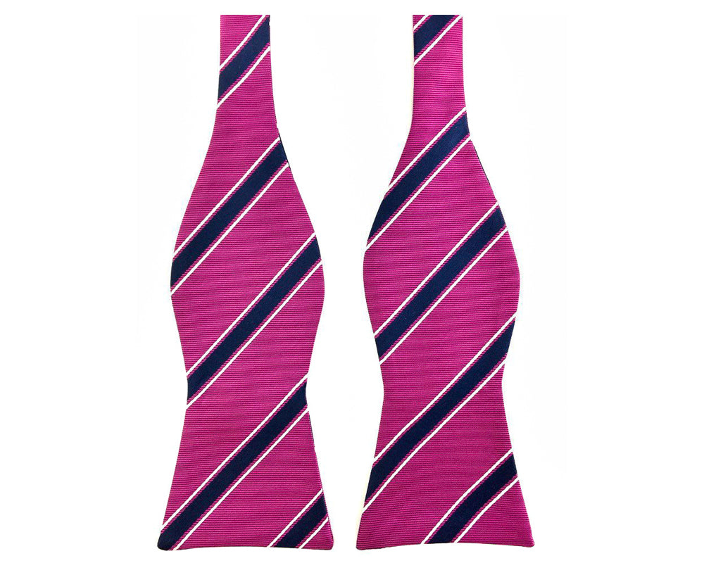 wedding magenta bowtie