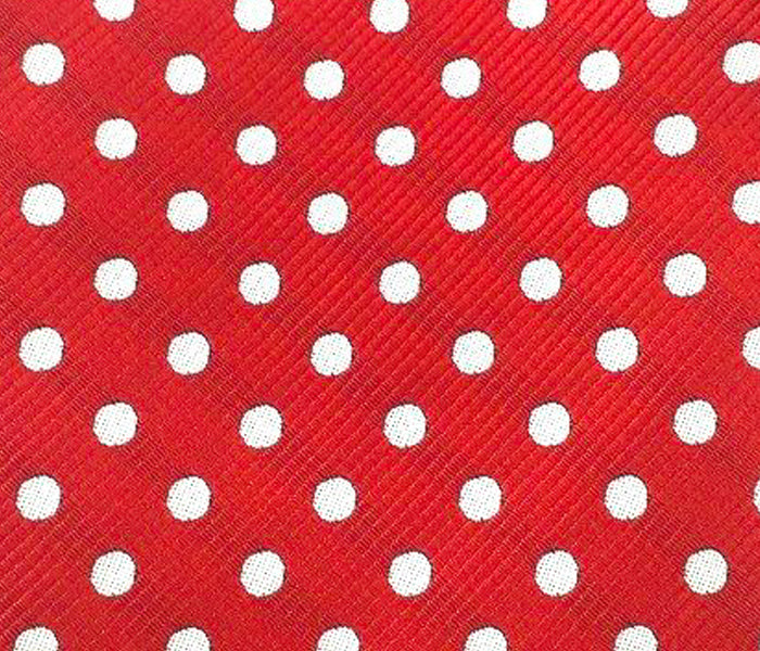 maroon polka dot swatch