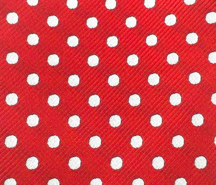 maroon polka dots swatch