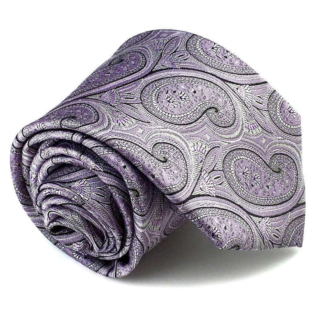 grooms purple necktie
