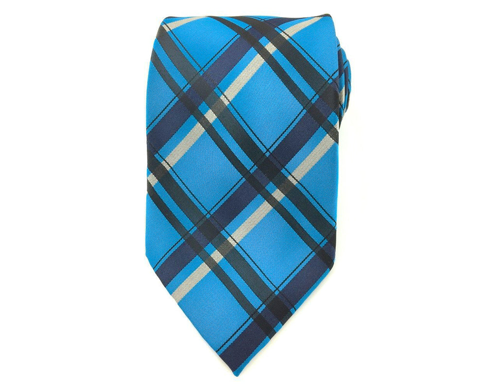 blue wedding necktie