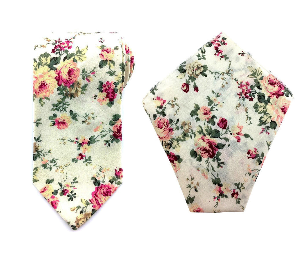 matching necktie hankies set