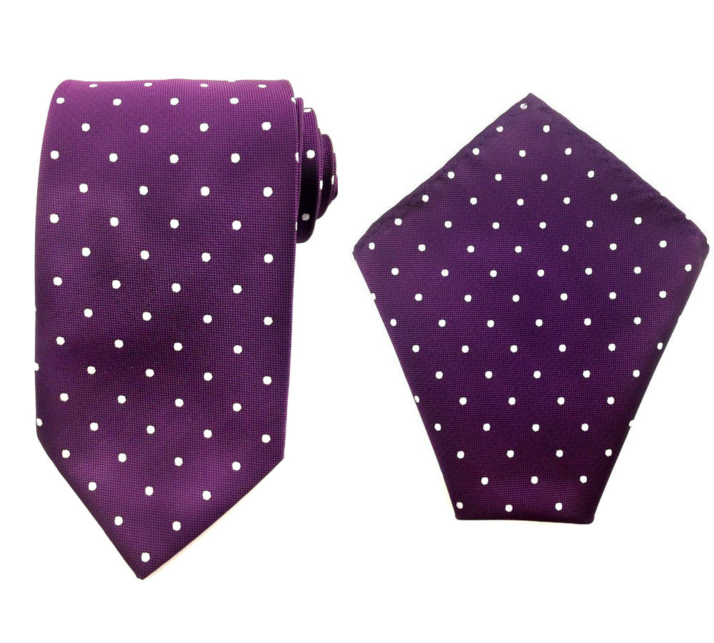 polka necktie pocket squares