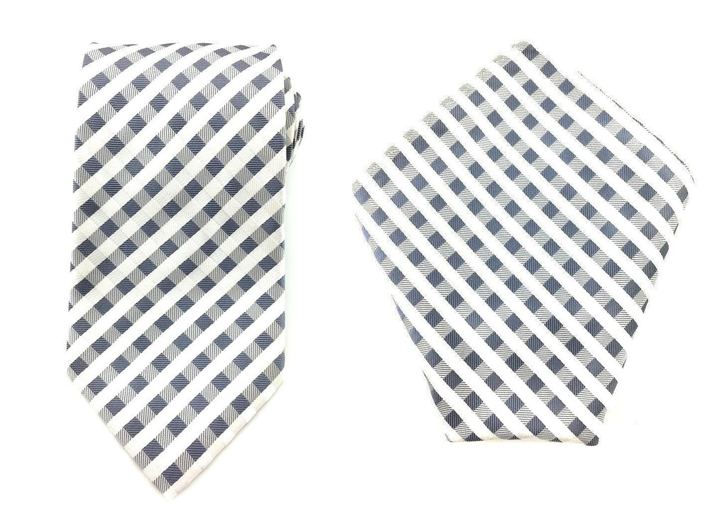 white necktie pocket squares