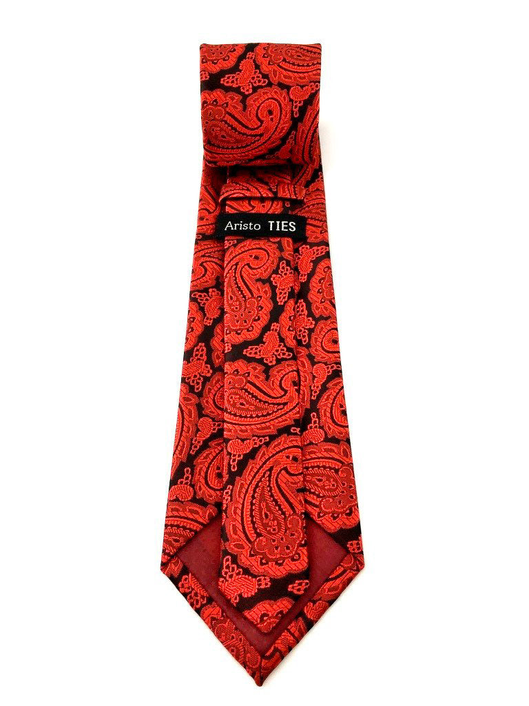 mens red necktie