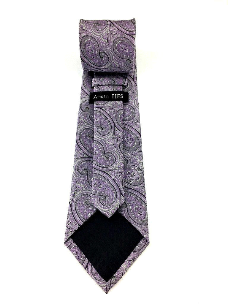 grooms violet neckties
